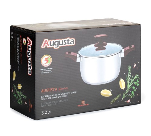Изображение Кастрюля Augusta Speciale 3,2 л Изображение Кастрюля Augusta Speciale 3,2 л