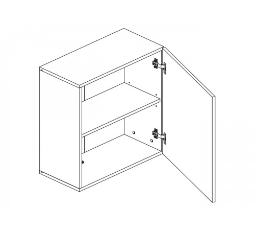 Изображение Навесной шкаф Поинт Дуб Вотан