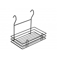 Полка на рейлинг Фишер Черный матовый, металл