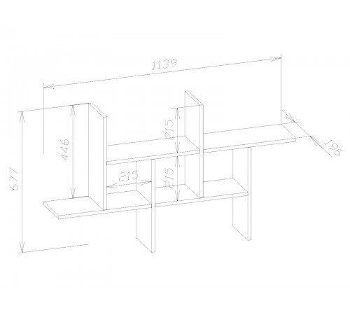 Изображение Настенная полка ПК-6 Венге