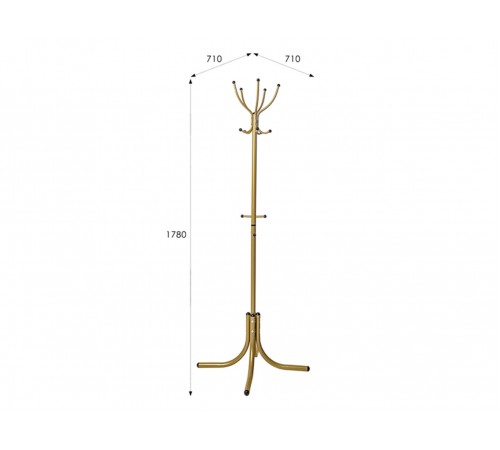 Изображение Напольная вешалка для одежды Клаудия Золото
