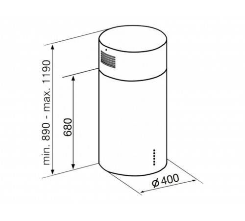 Изображение Вытяжка KORTING KHA 4970 X Cylinder Нержавеющая сталь Изображение Вытяжка KORTING KHA 4970 X Cylinder Нержавеющая сталь