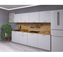 Кухонный гарнитур Смарт 240 см Серый