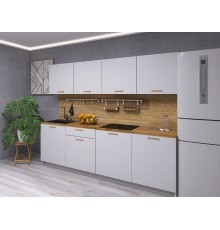 Кухонный гарнитур Смарт 240 см Серый
