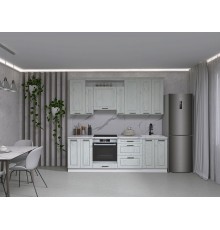 Кухонный гарнитур Грейвуд 240 см Белый / Арктик