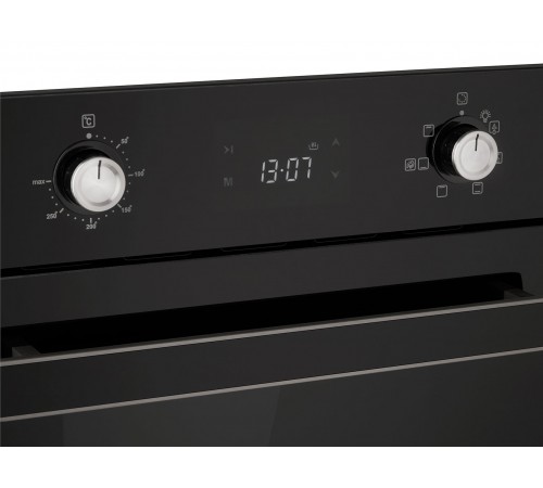 Изображение Встраиваемый электрический духовой шкаф EVELUX EO 430 PB Черный Изображение Встраиваемый электрический духовой шкаф EVELUX EO 430 PB Черный