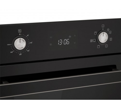 Изображение Встраиваемый электрический духовой шкаф EVELUX EO 430 PB Черный Изображение Встраиваемый электрический духовой шкаф EVELUX EO 430 PB Черный