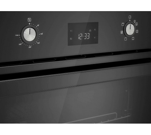 Изображение Встраиваемый электрический духовой шкаф Спец EVELUX EO 640 PB Черный Изображение Встраиваемый электрический духовой шкаф Спец EVELUX EO 640 PB Черный