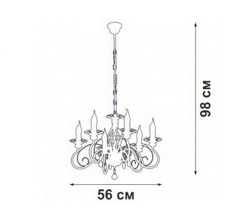 Люстра V1188-0/6