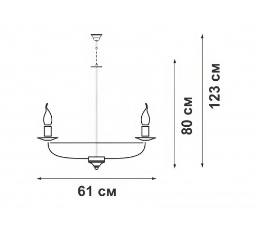 Изображение Люстра V1350/8