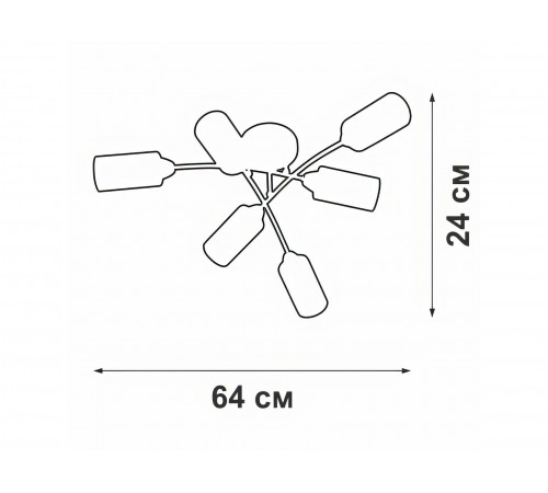 Люстра V4188-9/6PL