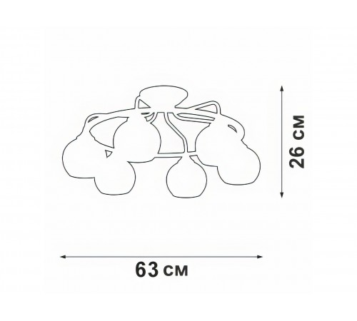 Люстра V4308-0/6PL