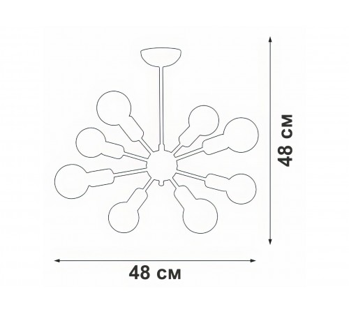 Люстра V4336-1/8PL