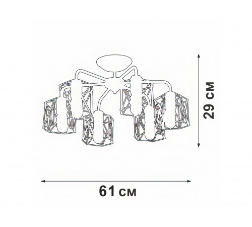 Изображение Люстра V4382-1/6PL Изображение Люстра V4382-1/6PL