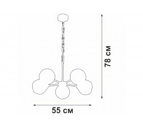 Люстра V4482-1/5