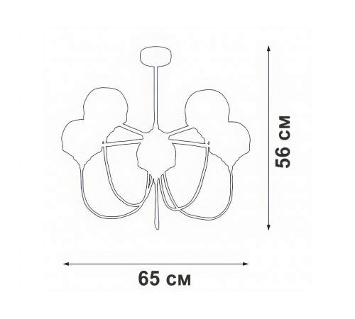 Люстра V4483-1/5PL