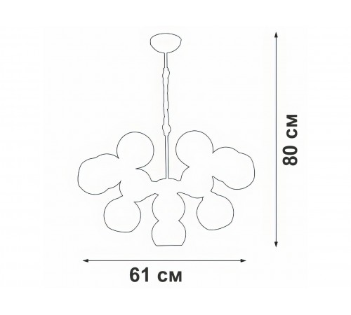 Люстра V4484-1/12