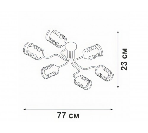 Люстра V4552-1/6PL
