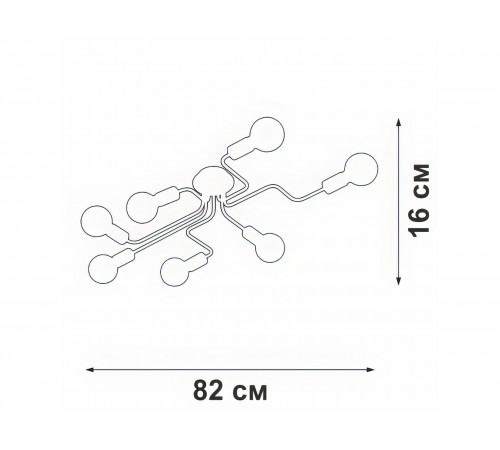 Люстра V4560-1/7PL