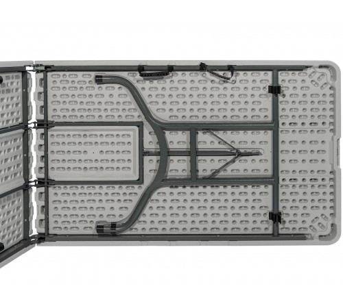 Изображение Стол для пикника Кейт 242 Белый, пластик / Серый, металл