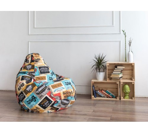 Изображение Кресло-мешок Жаккард Ice Cream XL Изображение Кресло-мешок Жаккард Ice Cream XL