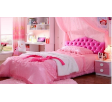 дизайнерская кровать с мягким изголовьем Гарнет