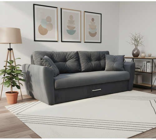 Диван еврокнижка Амстердам люкс велюр 160