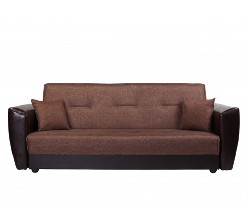 Диван книжка Амстердам рогожка 120 корчневая