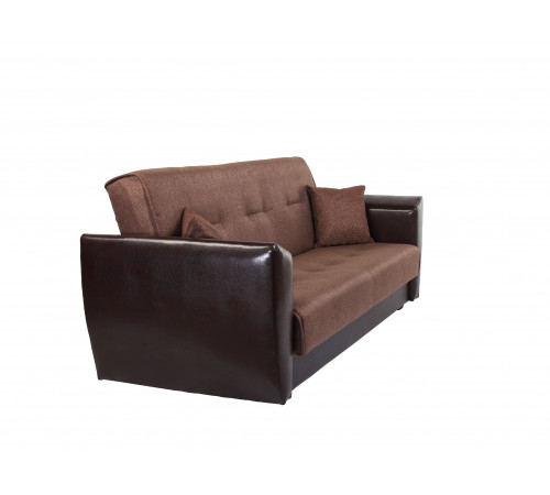 Диван книжка Амстердам рогожка 120 корчневая