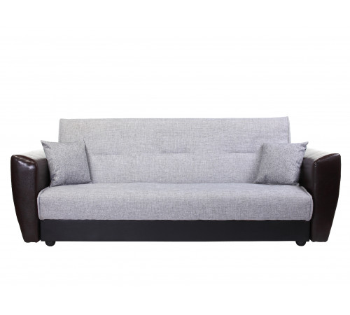 Диван книжка Амстердам рогожка 120 серая