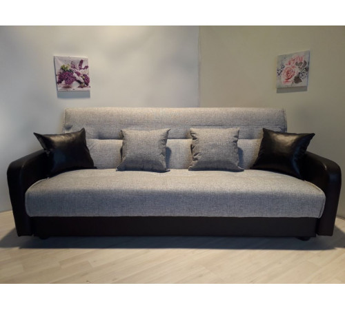 Диван книжка Лондон 120 рогожка Серая