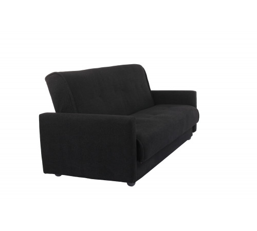 Диван книжка Милан черный 140