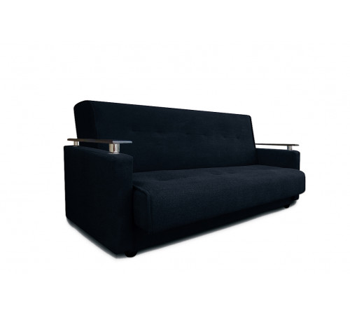 Диван книжка Милан ЛЮКС черный 120