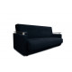Диван книжка Милан ЛЮКС черный 120
