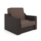 Кресло-кровать Аккордеон 70 с деревянными прямыми подлокотниками