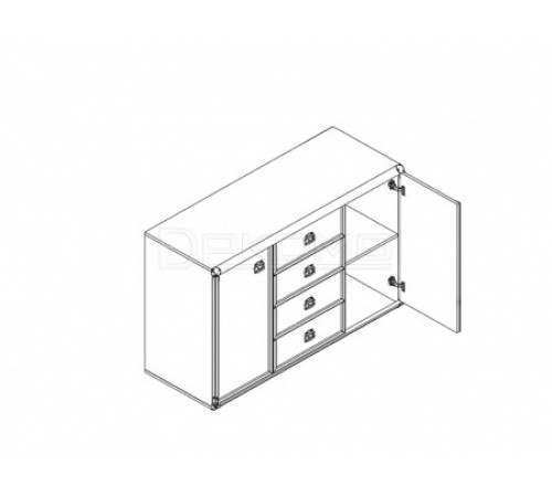 Комод Индиана JKOM 2d4s