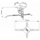 Кронштейн для проектора CS-VM-PREC01-WT