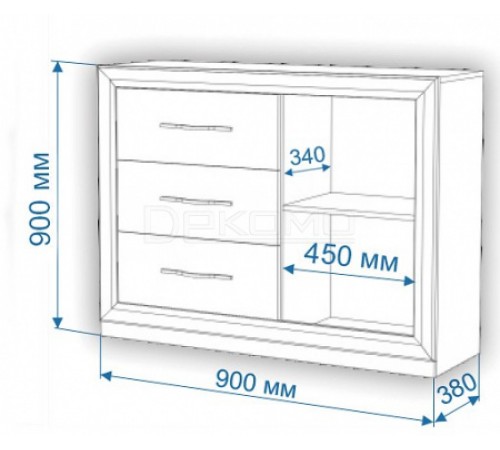 Комод Нобиле Км-120/38 ФГ