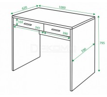 Стол письменный Домино нельсон СП-22С