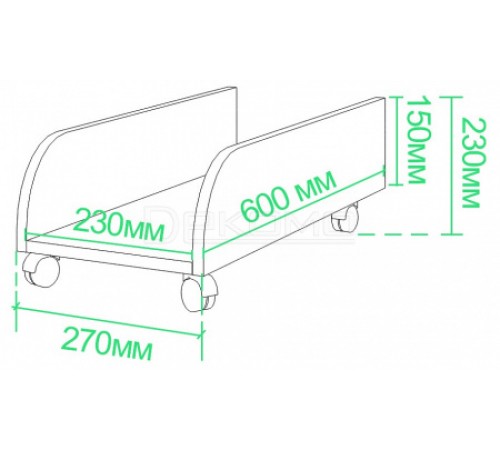 Подставка под системный блок Домино СП-30П