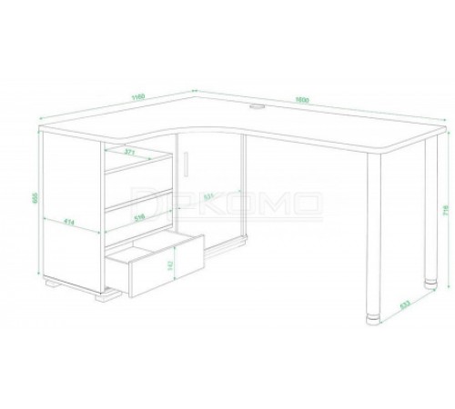Стол письменный СР-165СМ