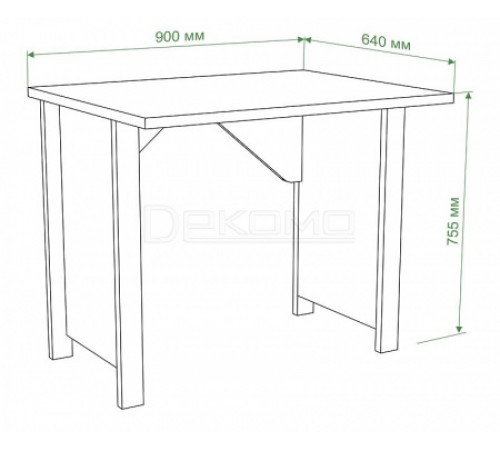 Стол письменный Бартоло СТД-90