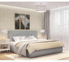 Кровать полутораспальная Селеста с матрасом ГОСТ 2000x1400