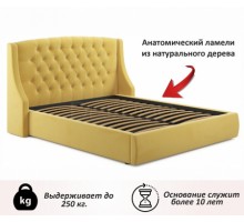 Кровать полутораспальная Стефани с матрасом PROMO B COCOS 2000x1400