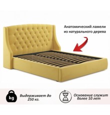 Кровать полутораспальная Стефани с матрасом PROMO B COCOS 2000x1400