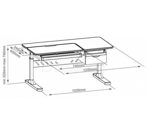 Стол учебный FIORE