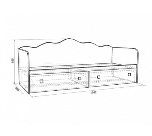 Кровать Фэнтези MDF-07