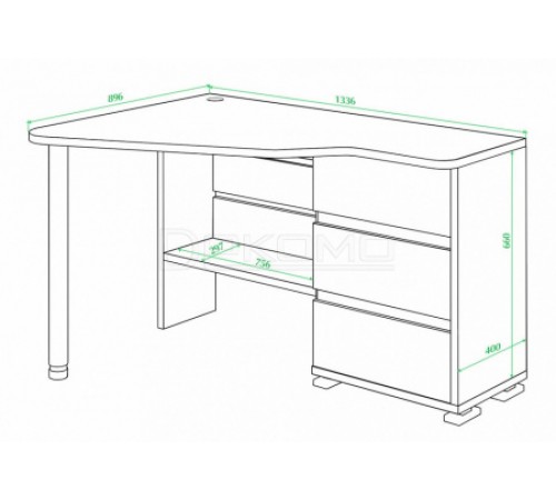 Стол письменный Домино СР-322С