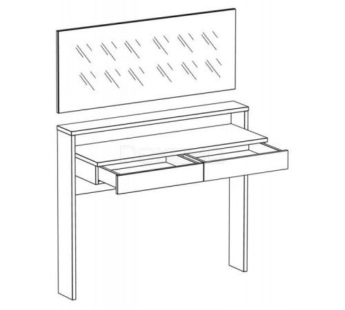 Стол туалетный Intra