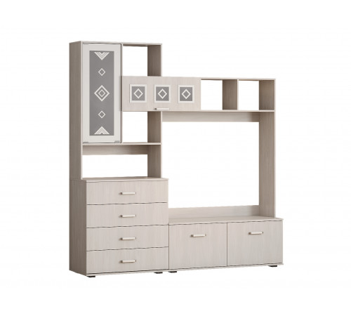 Гостиная BTS Белла Белый ясень Белый ясень